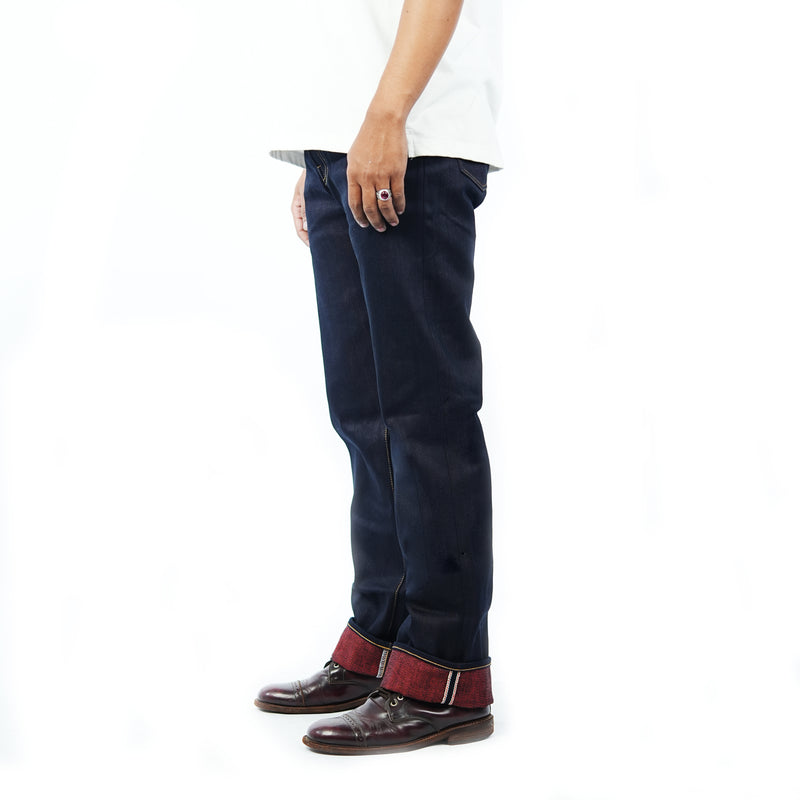EARTHY GENOVA - HANTENGU JIN 19 Oz Indigo x Orange Color