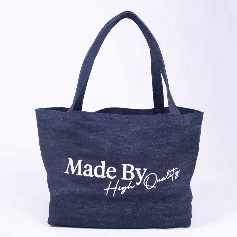 MADE BY HIGH QUALITY DENIM TOTE BAG