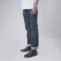 DRAKEN 17oz UNSANFORIZED RED SPARKLE LINE SELVEDGE SLIM STRAIGHT CUT