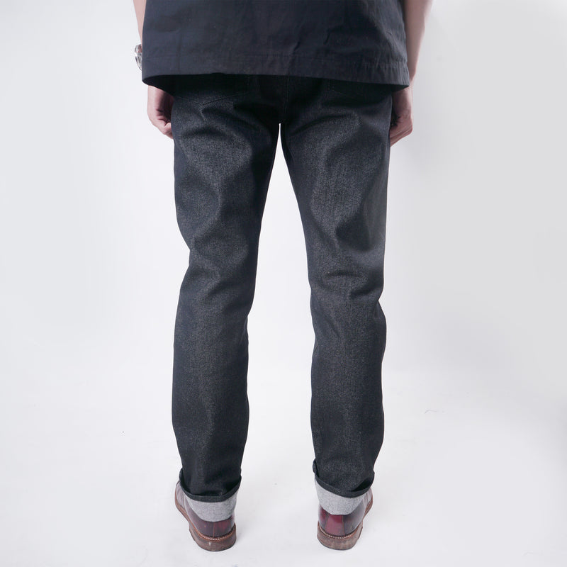 OPHION BLACK 14oz SANFORIZED SLIM STRAIGHT CUT