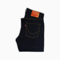 LYNX 15oz SANFORIZED SUPER DEEP INDIGO RED LINE SELVEDGE SLIM STRAIGHT CUT