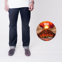 KRAKATOA 17oz UNSANFORIZED RED LINE SELVEDGE SLIM STRAIGHT CUT
