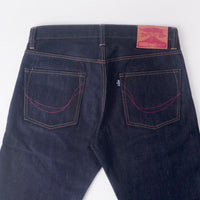 KRAKATOA 17oz UNSANFORIZED RED LINE SELVEDGE SLIM STRAIGHT CUT