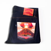 KRAKATOA 17oz UNSANFORIZED RED LINE SELVEDGE SLIM STRAIGHT CUT