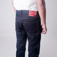 KRAKATOA 17oz UNSANFORIZED RED LINE SELVEDGE SLIM STRAIGHT CUT