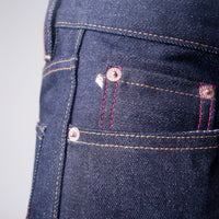 KRAKATOA 17oz UNSANFORIZED RED LINE SELVEDGE SLIM STRAIGHT CUT
