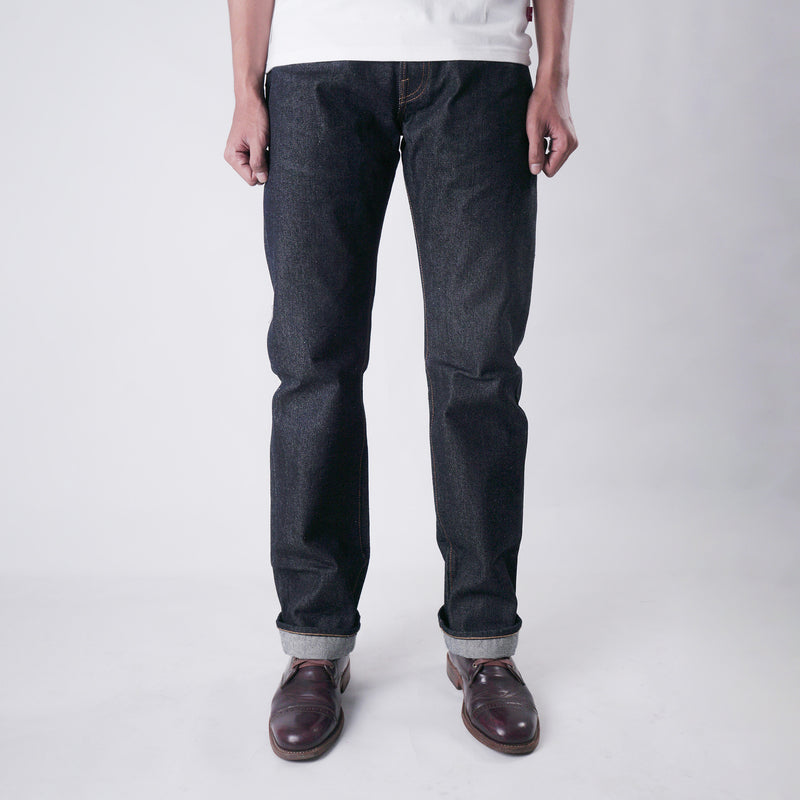 RAKA 17oz UNSANFORIZED RED LINE SELVEDGE SLIM STRAIGHT CUT