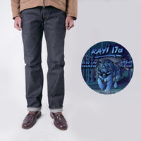RAYI 17oz UNSANFORIZED BLUE LINE SELVEDGE SLIM STRAIGHT CUT
