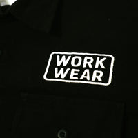 EARTHY GENOVA - WASHI Black Shirt Twill Cotton Sueding