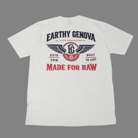 EARTHY GENOVA - White T-Shirt Series
