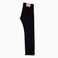 AETHER BLACK 14oz SANFORIZED SLIM FIT CUT