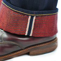 EARTHY GENOVA - HANTENGU JIN 19 Oz Indigo x Orange Color