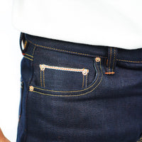 EARTHY GENOVA - HANTENGU JIN 19 Oz Indigo x Orange Color