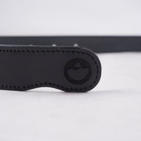 PORTLAND BLACK COLOR VEGTAN LEATHER BELT