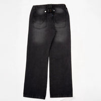 EARTHY GENOVA - ONYX ELMZ Reguler Black Washed Loose Denim