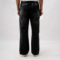 EARTHY GENOVA - ONYX ELMZ Reguler Black Washed Loose Denim