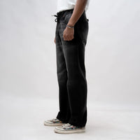 EARTHY GENOVA - ONYX ELMZ Reguler Black Washed Loose Denim