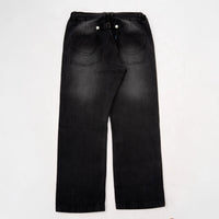 EARTHY GENOVA - SLATEWIND Trousers Black Washed Loose Denim