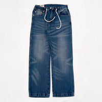 EARTHY GENOVA - WOVEN CREEK Reguler Blue Washed Loose Denim